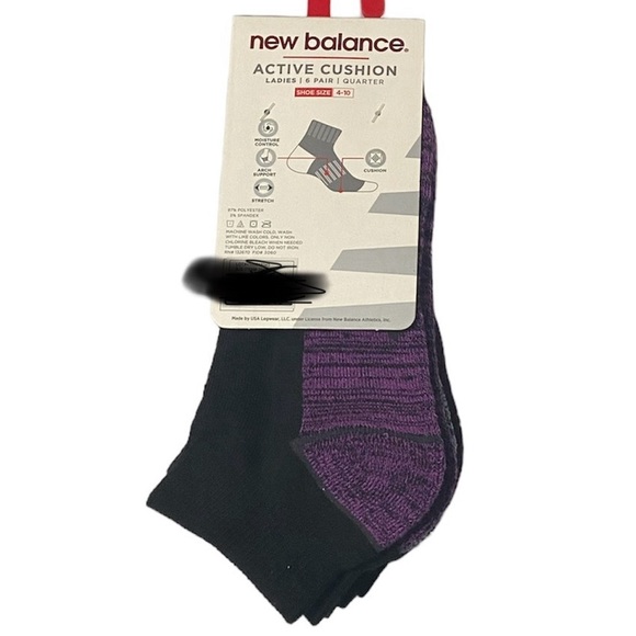 New Balance - ladies active cushion - quarter - 6 pairs - Picture 2 of 4